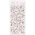 Colorful Mame-Mame-Animaru Ragdoll sticker by MIND WAVE featuring a cute, detailed feline design on a transparent background.