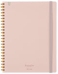 Zoomy BUNGU KOKUYO Sooofa soft ring grid notebook with pastel muted tones and 4mm square ruling for stationery use.