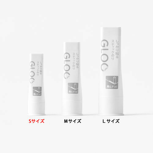 Zoomy BUNGU KOKUYO GLOO square glue stick, a strong adhesive stationery product for craft and office use, shown on a white background.