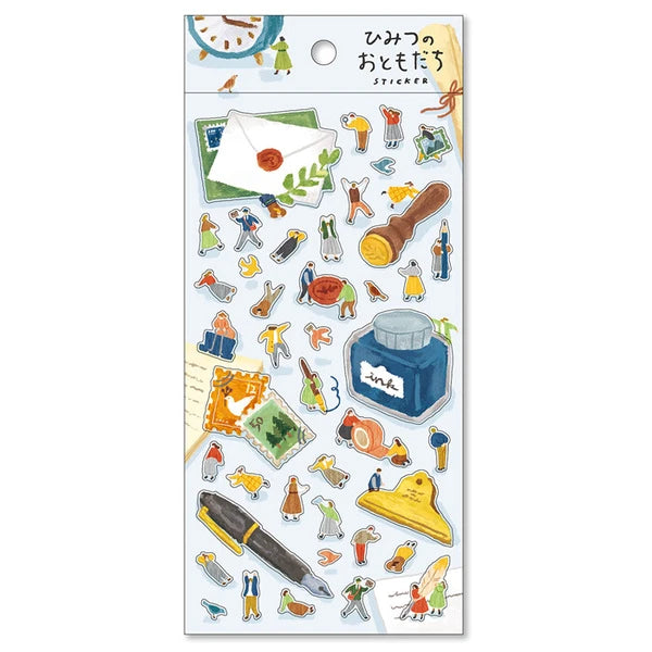 MIND WAVE Secret Buddy Sticker set featuring secret letter stickers with fun, colorful designs for decorating personal items.