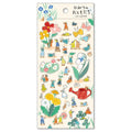 MIND WAVE Secret Friends Sticker featuring colorful secret flower pickers design on a clear backing.