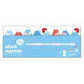 MIND WAVE Sticky Notes Stick Marker featuring Mount Fuji design, ideal for note-taking and marking pages with scenic mountain imagery.