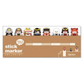 MIND WAVE Sticky Notes Stick Marker Warlord with colorful, reusable sticky tabs for marking and organizing pages.