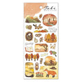 Colorful Twilight Land stickers by MIND WAVE featuring whimsical designs of fantasy landscapes and magical creatures.