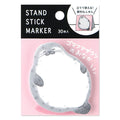 MIND WAVE Sticky Notes Stand Stick Marker Sesame Seal with colorful adhesive notes for organization and note-taking.