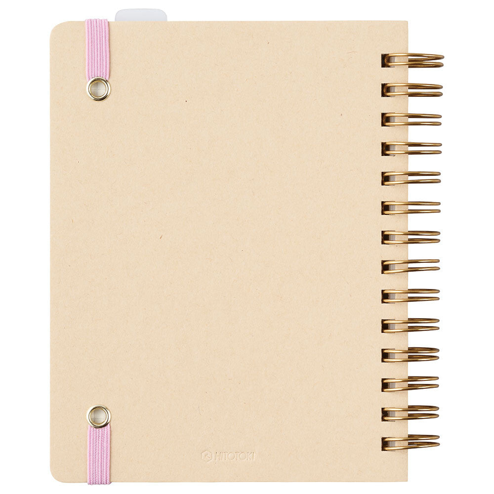 Cute cat and floral comic-style notebook from Zoomy BUNGU with ring binding, featuring adorable illustrations on the cover.