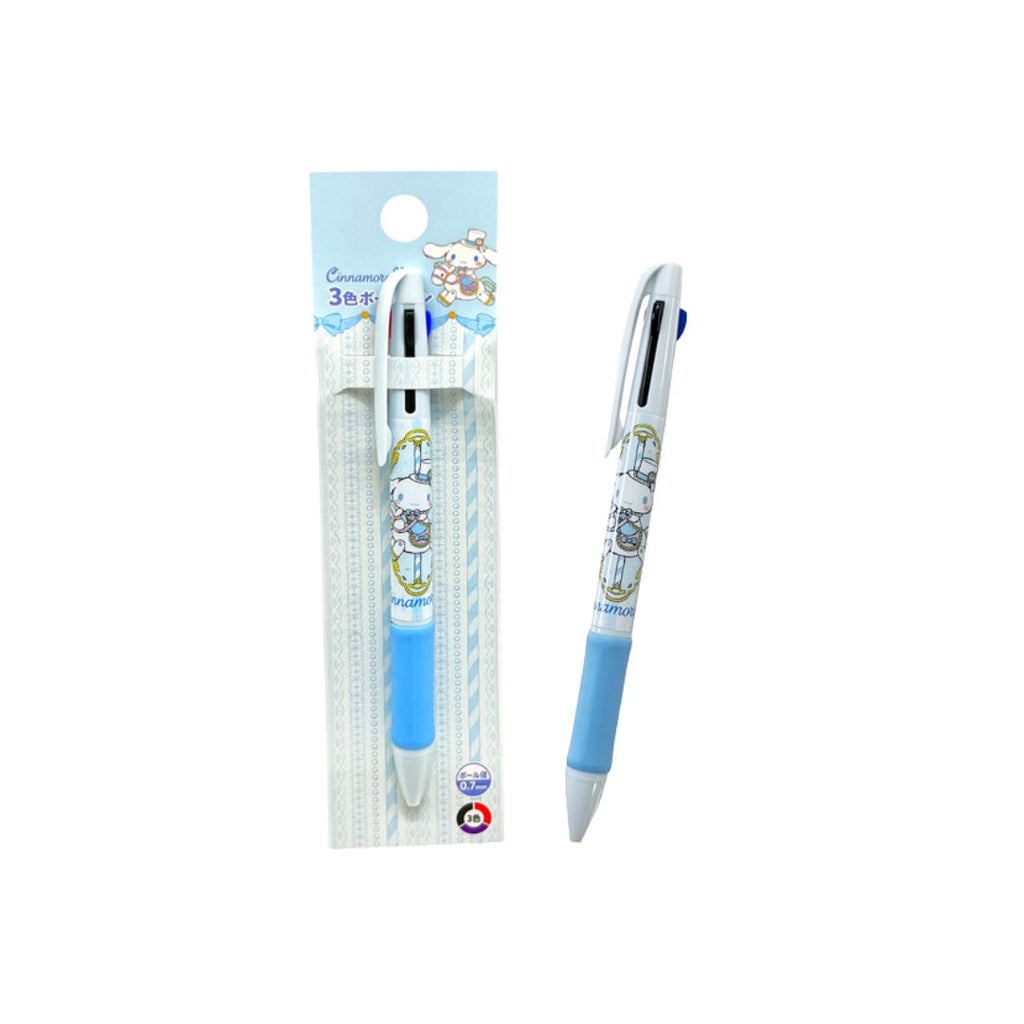 Sanrio - Cinnamoroll - 3 Color Ballpoint Pen 0.7mm