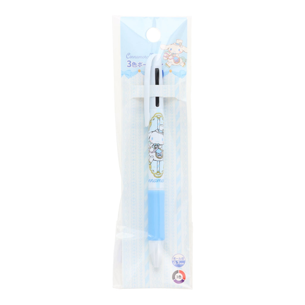 Sanrio - Cinnamoroll - 3 Color Ballpoint Pen 0.7mm