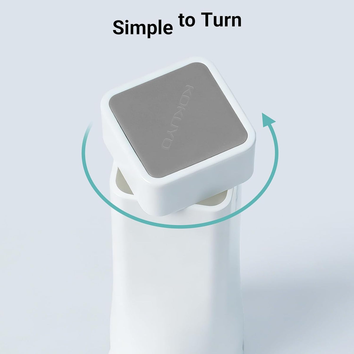Zoomy Bungu KOKUYO GLOO square glue stick for strong adhesive bonding in craft and office projects, shown with the glue stick in hand.