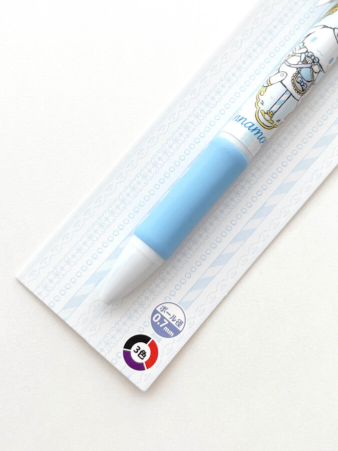 Sanrio - Cinnamoroll - 3 Color Ballpoint Pen 0.7mm