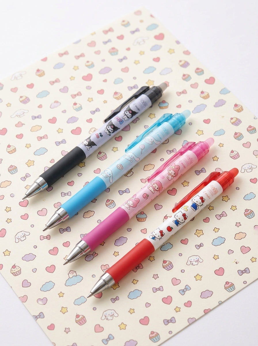 Japan Sanrio FriXion Ball Knock Zone Erasable 0.4mm Gel Pen