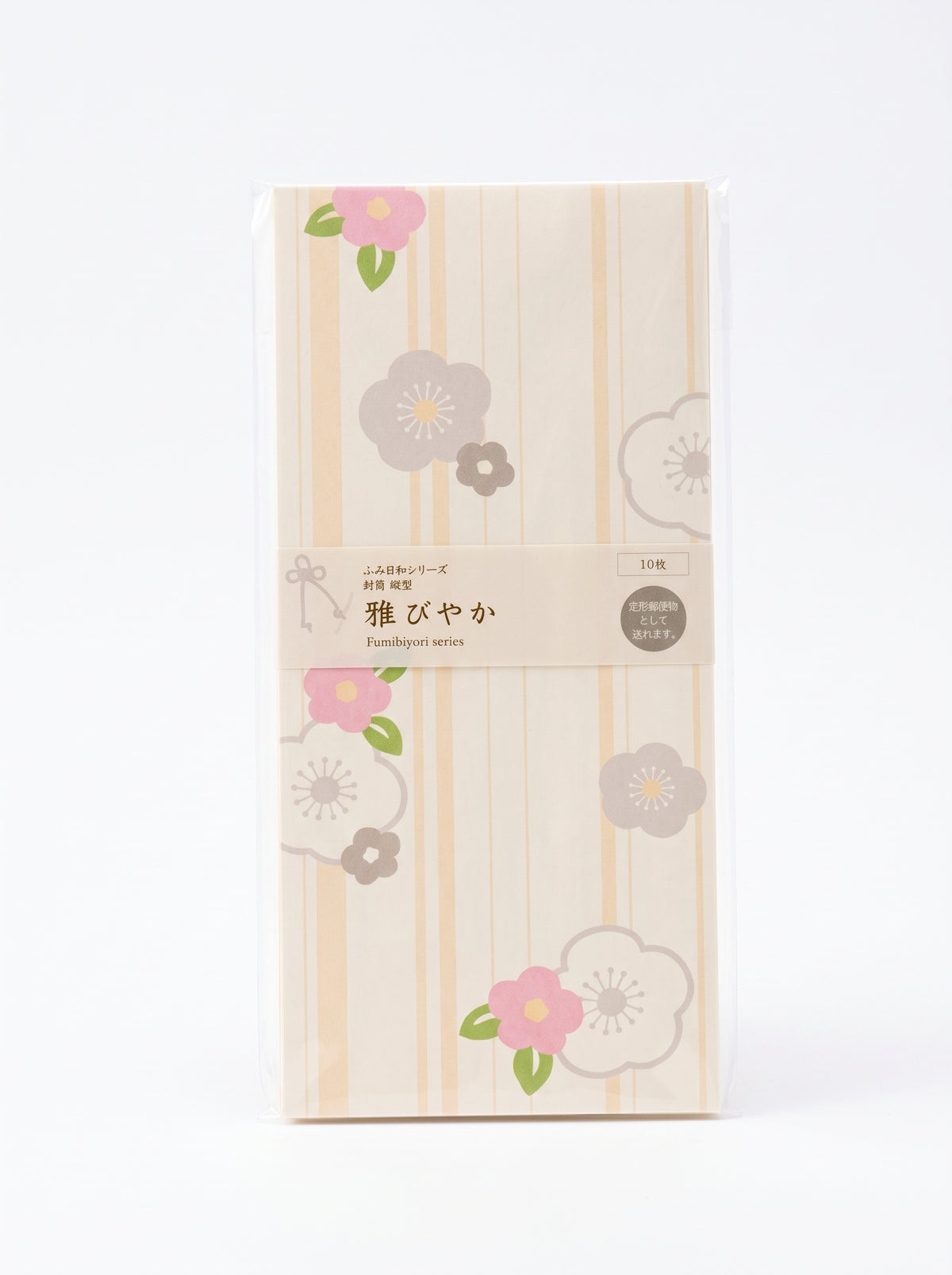 Traditional Japanese Letter Envelopes - Fumibiyori "Miyabi-yaka" (10 Pieces)