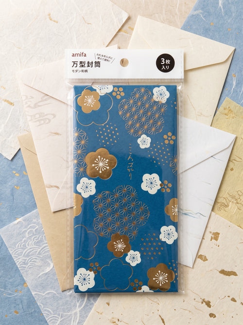 Japanese Money Envelopes - Modern Japanese Pattern (Mantogata, 3 Pieces)