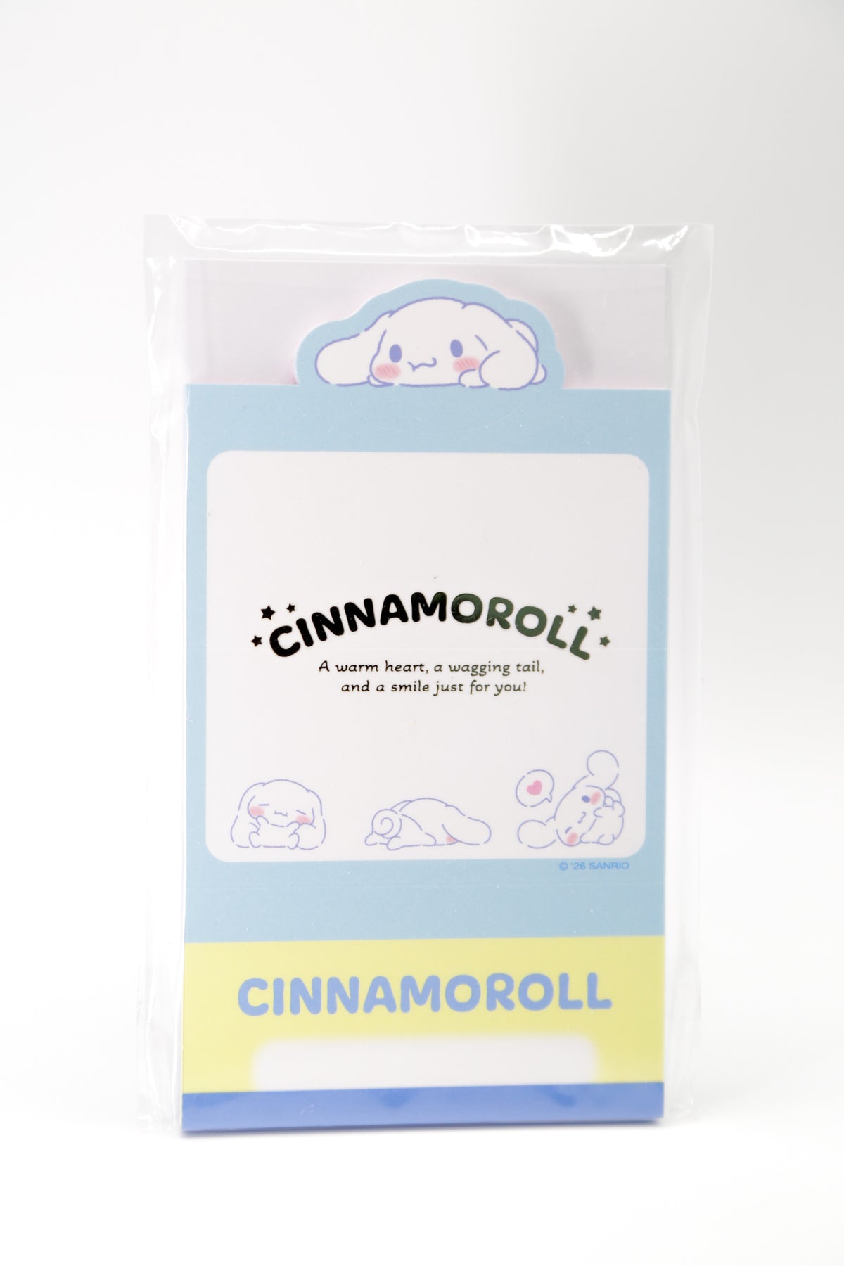Sanrio Cinnamoroll Fold-and-Tuck Standing Memo Pad