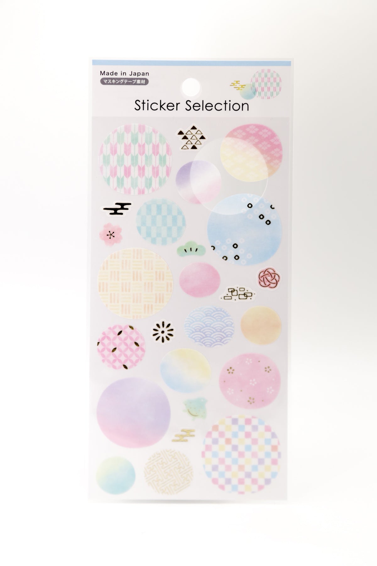 Stickers - Japanese Washi Circle Patterns 2