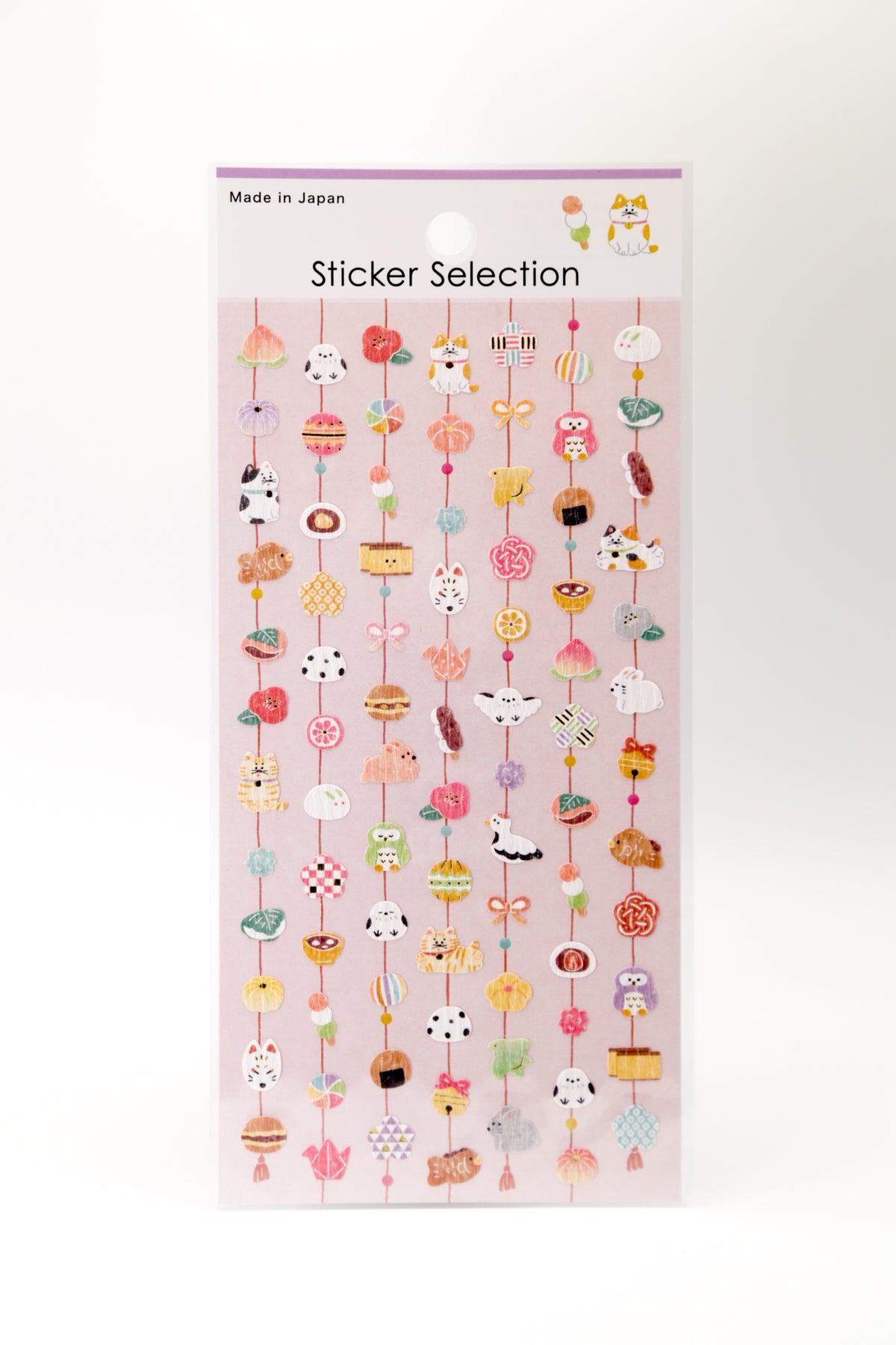 Stickers - Japanese Cultural Icons (Pink)