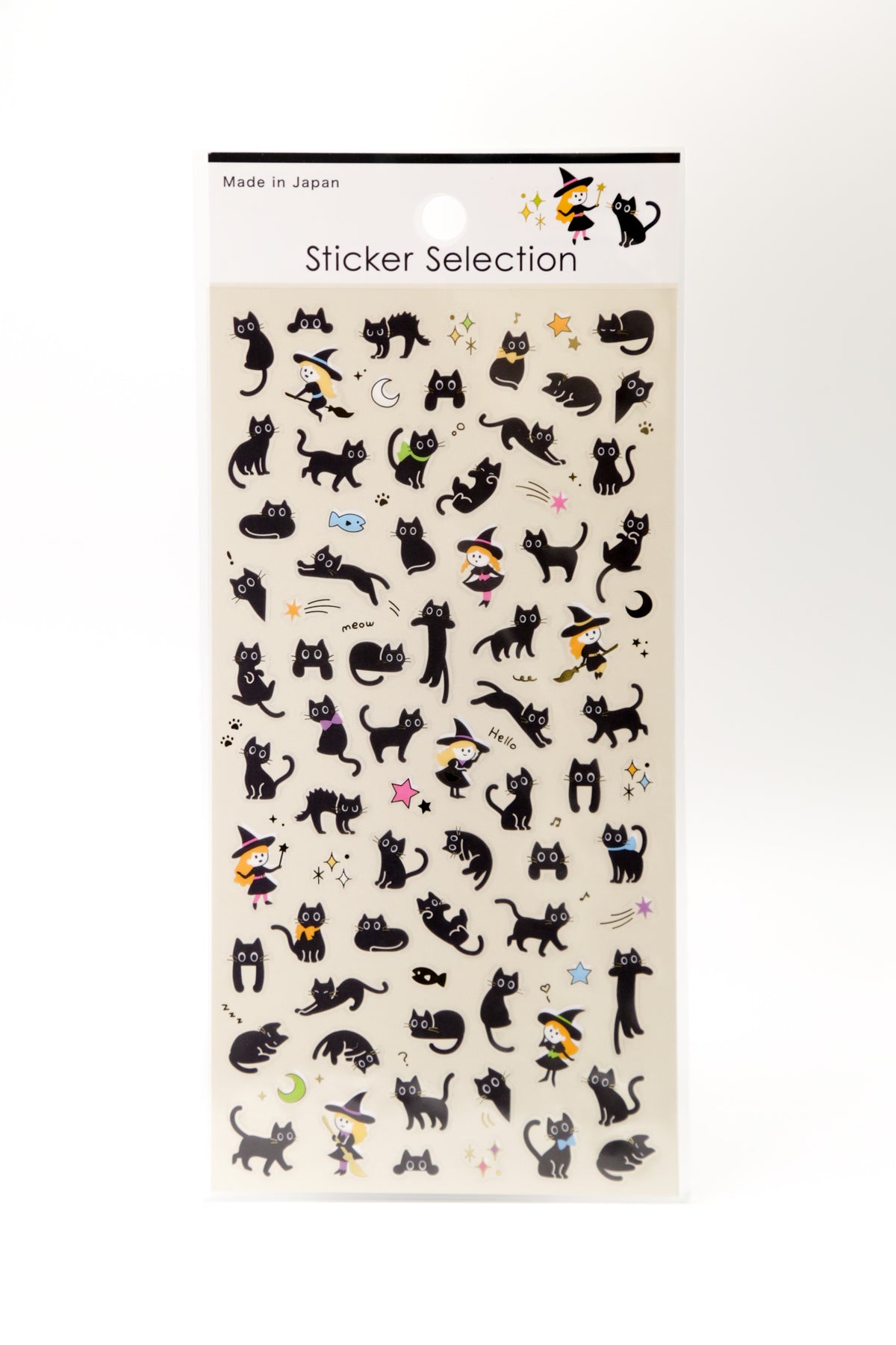 Stickers - Playful Black Cats