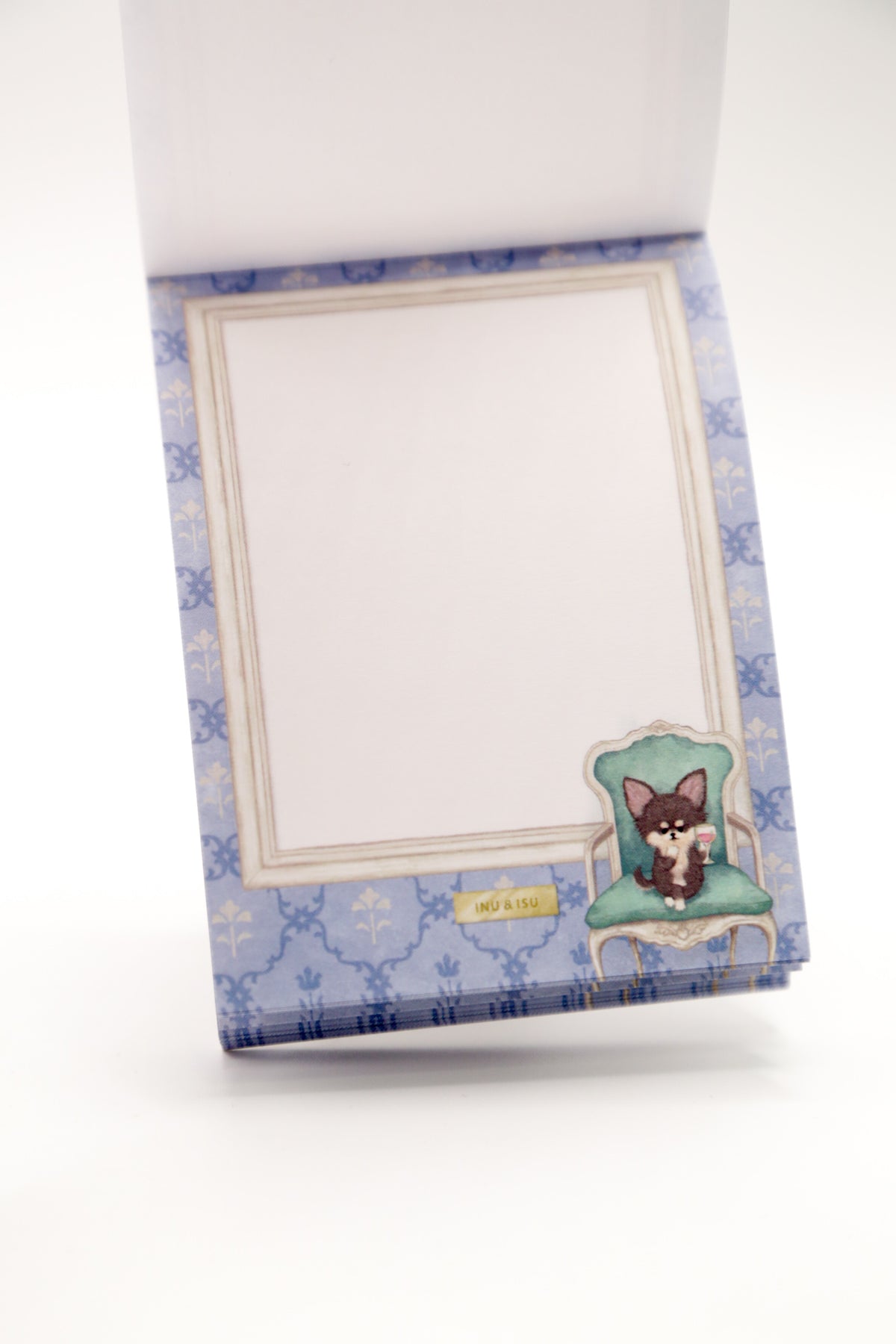 Cute Hokkori Dog Inu and Isu mini memo pad by JapanoMono, featuring adorable dog illustrations on compact stationery.