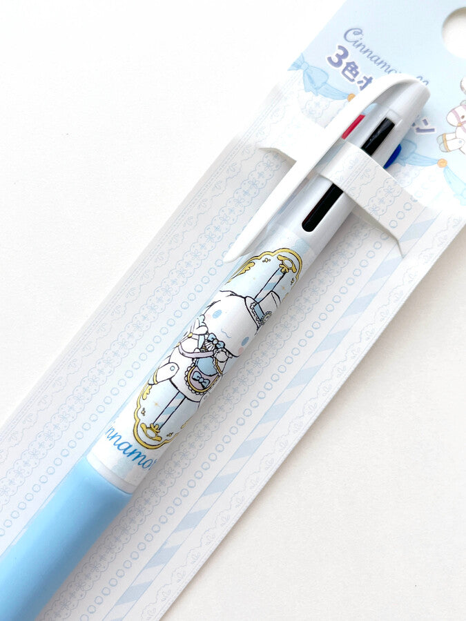 Sanrio - Cinnamoroll - 3 Color Ballpoint Pen 0.7mm