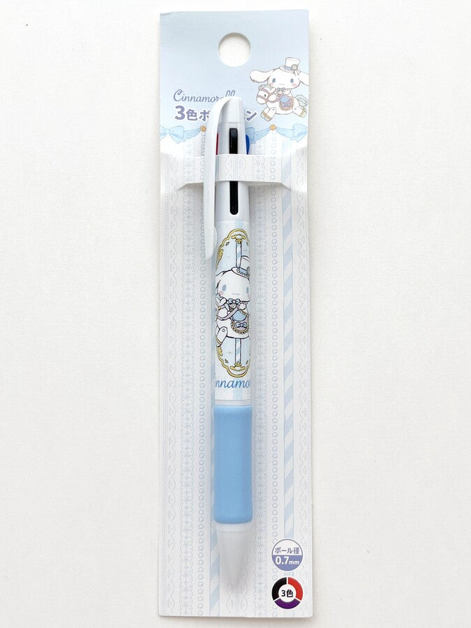 Sanrio - Cinnamoroll - 3 Color Ballpoint Pen 0.7mm