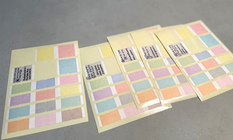Index Seal - Happy Color (144 Pieces)