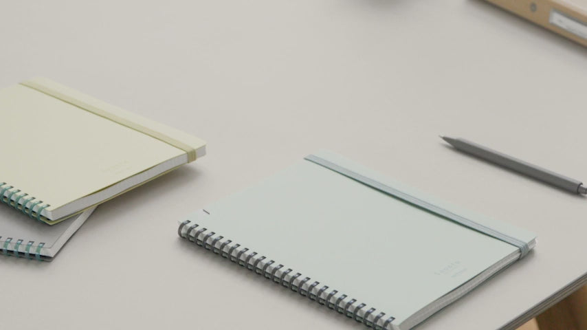 KOKUYO Sooofa Soft Ring Grid Notebook – Pastel & Muted Tone 4mm Square Ruled Journal